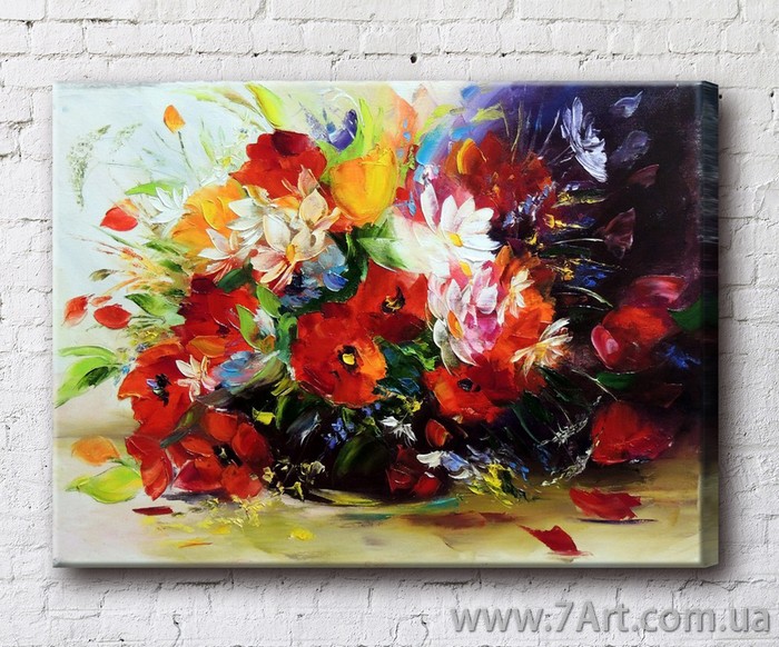 Цветы картина ART:090915-7